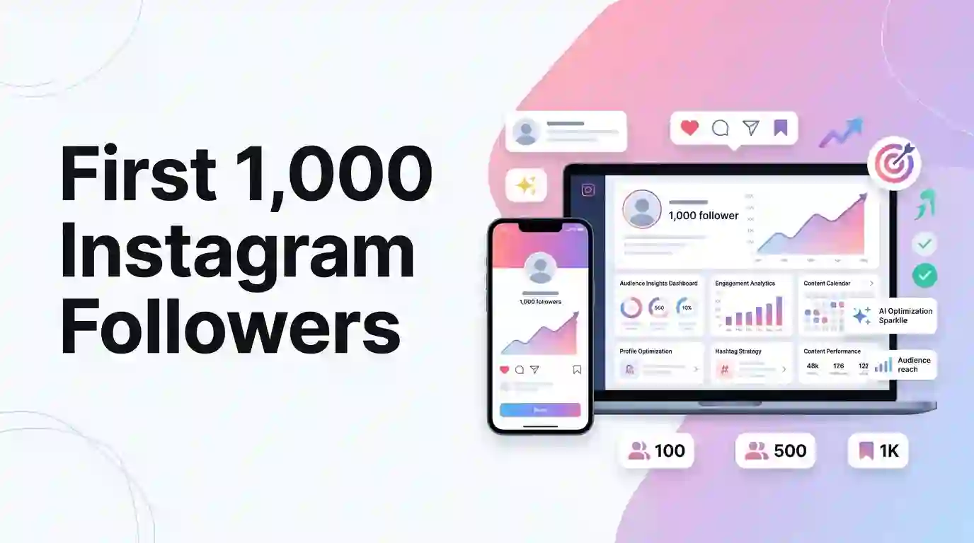 How to Get Your First 1,000 Instagram Followers Organically (2026 Guide)