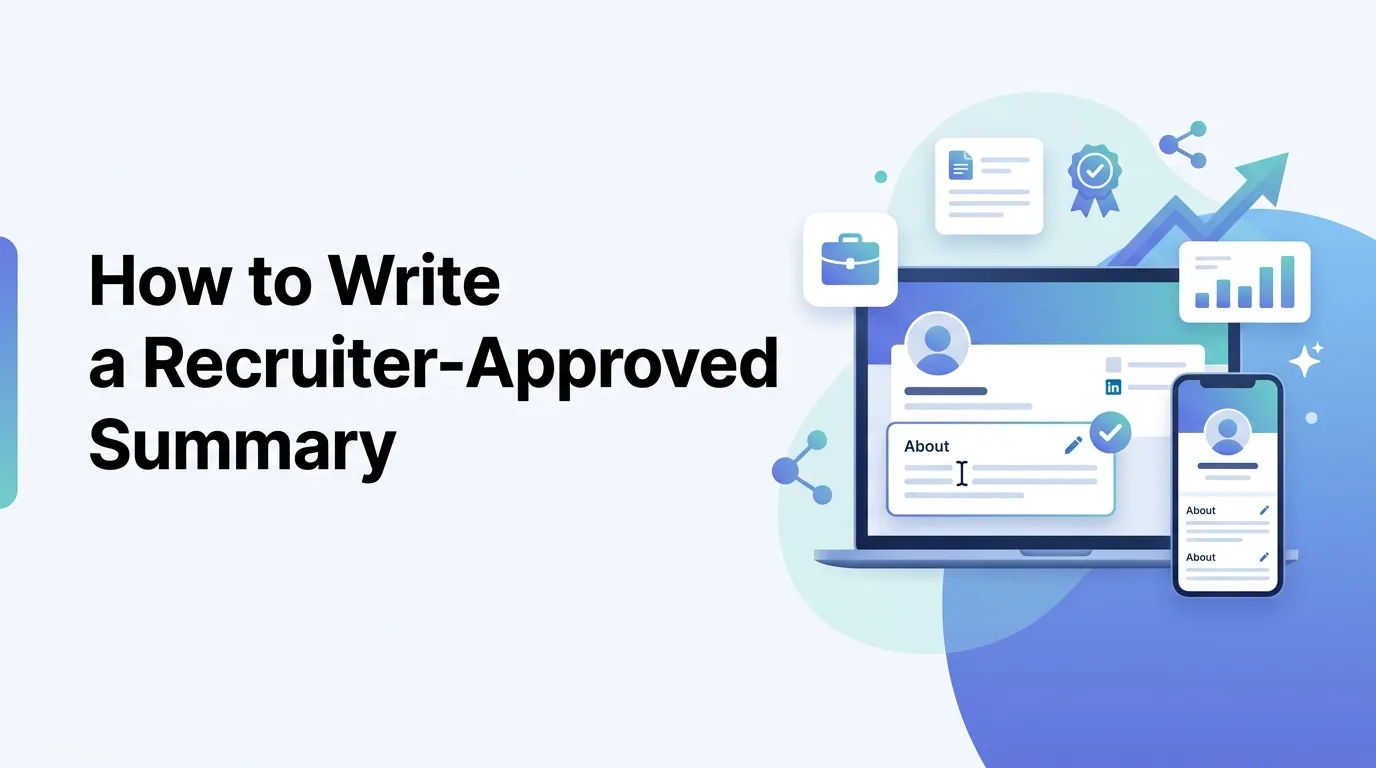 LinkedIn Bio Optimization: How to Write a Recruiter-Approved Summary